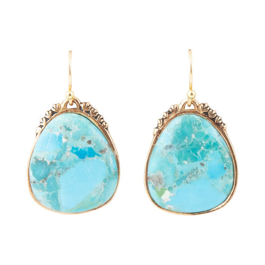 The Turquoise Drop Earrings