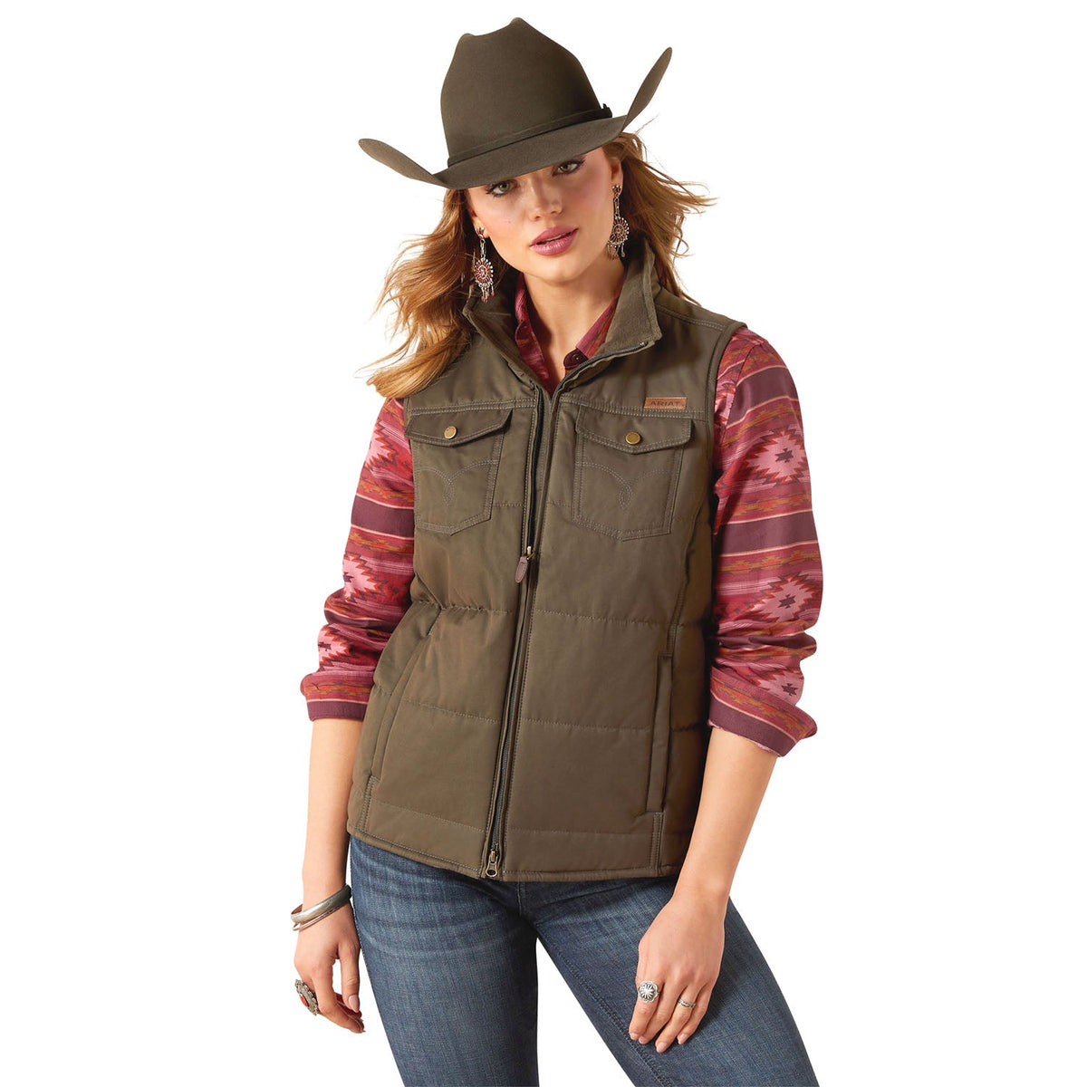 Ariat women's Grizzly quilted vest