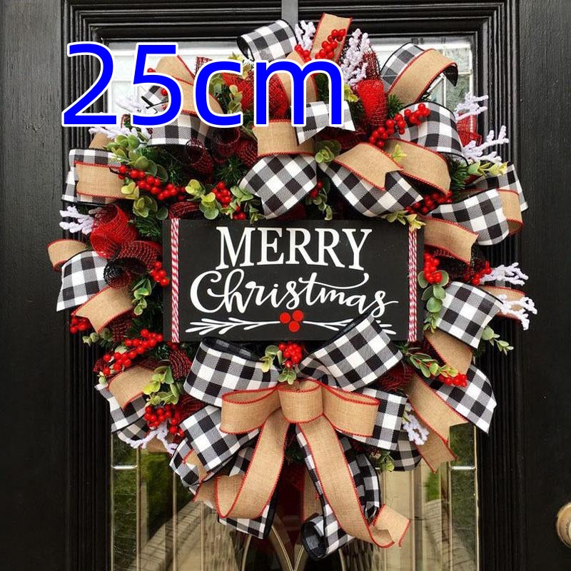 Red Bow Wreath (10-inch), photo 3