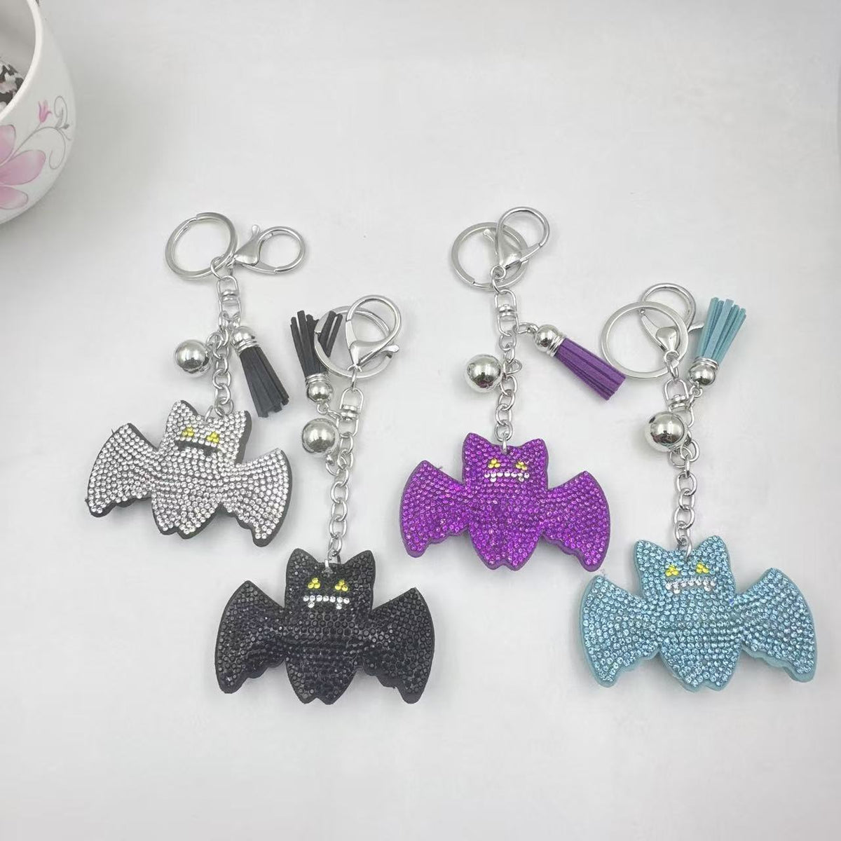 Little Boo Bat Halloween bag charm and keychain
