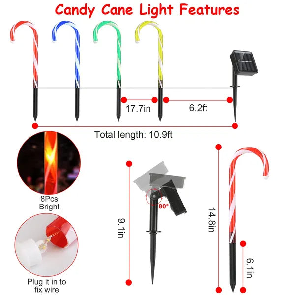Candy Cane Pathway Lights, photo 7