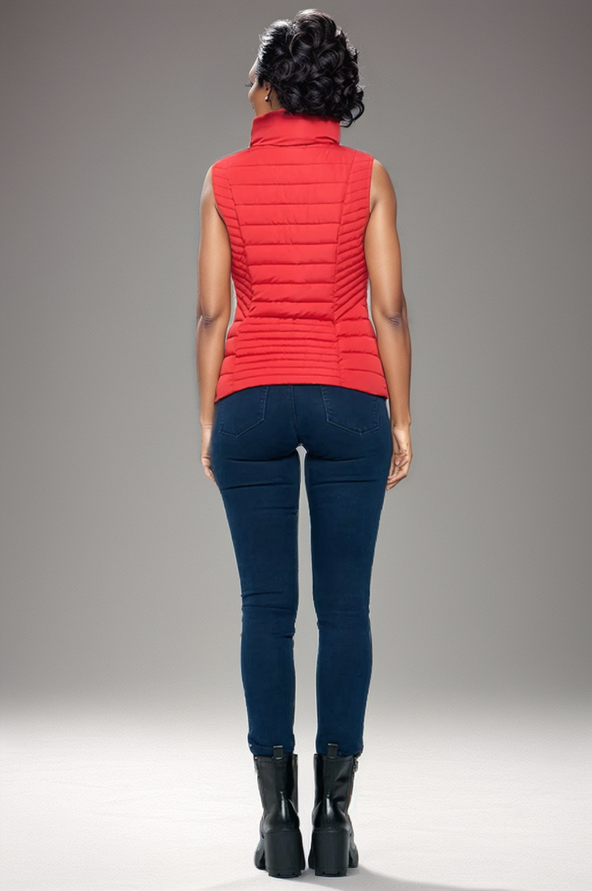 PuffTech High Collar Quilted Vest, photo 8
