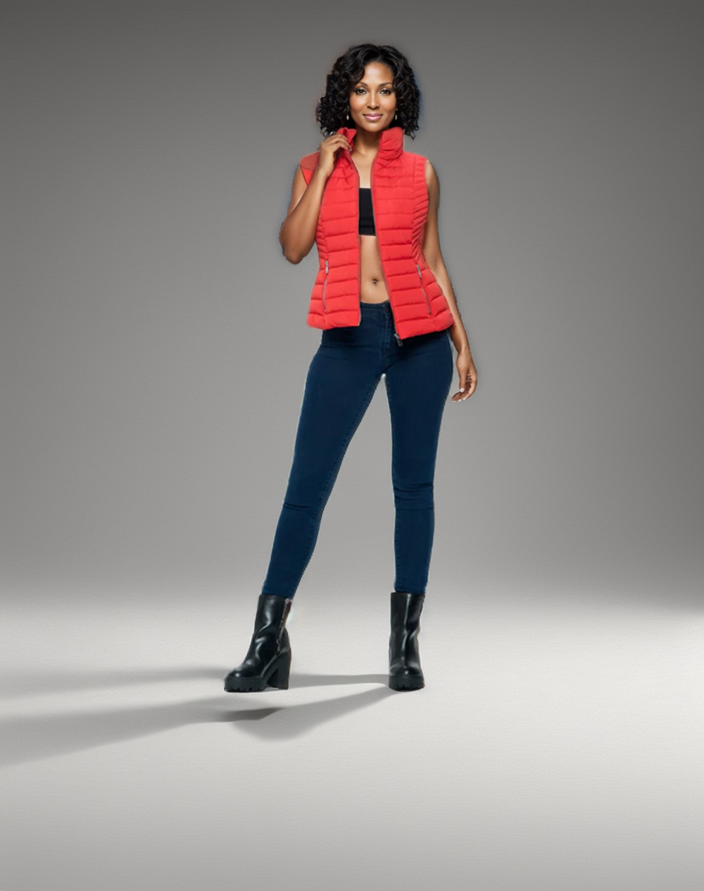 PuffTech High Collar Quilted Vest, photo 9