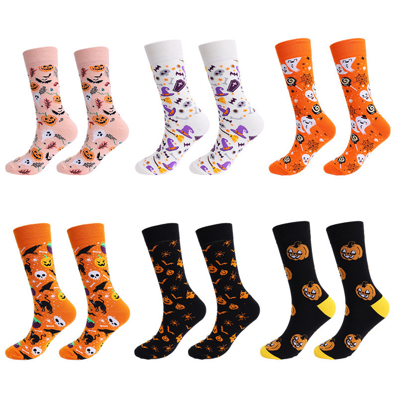 Spooky Sock Edit Halloween crew socks