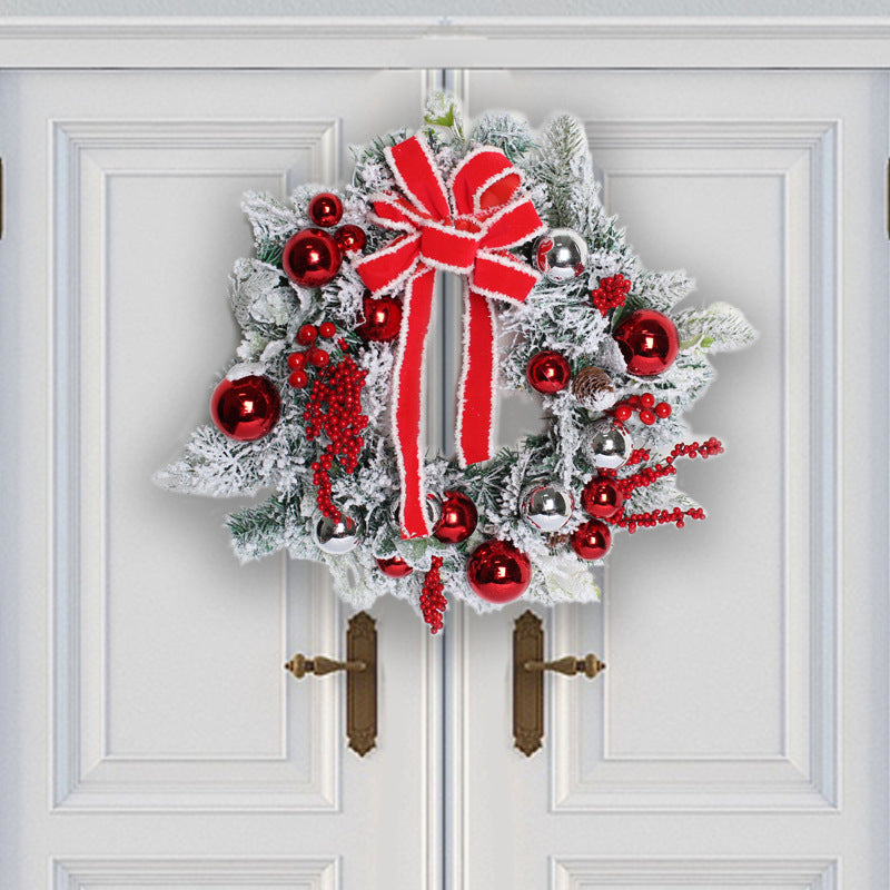 Snow-Flocked Wreath (18-inch), photo 10