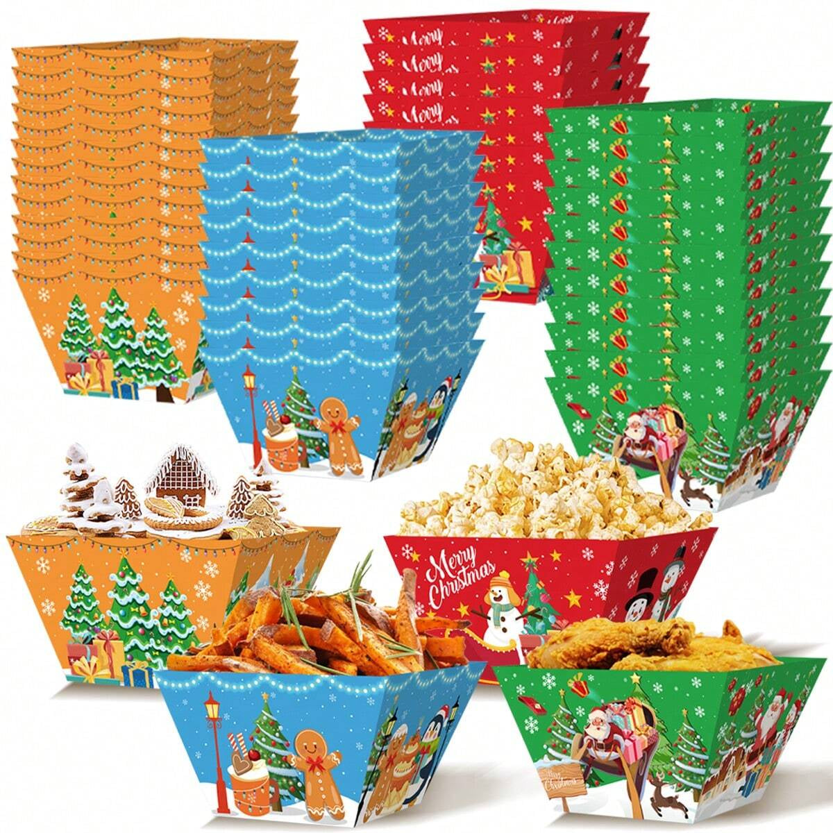 Gingerbread Snack Trays (12-Pack)