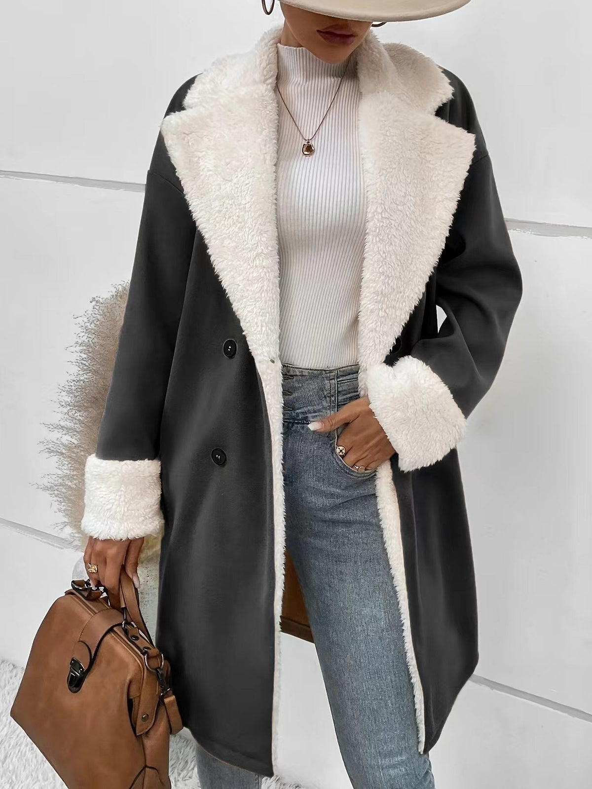 The Brushed Wool-Look Coat, photo 4