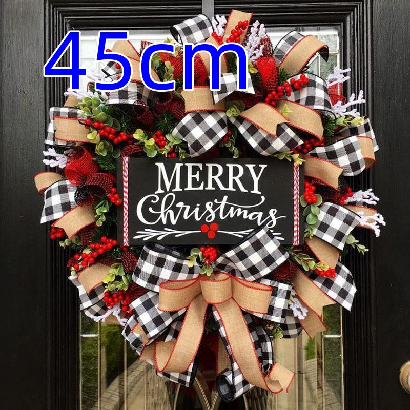 Red Bow Wreath (10-inch), photo 2