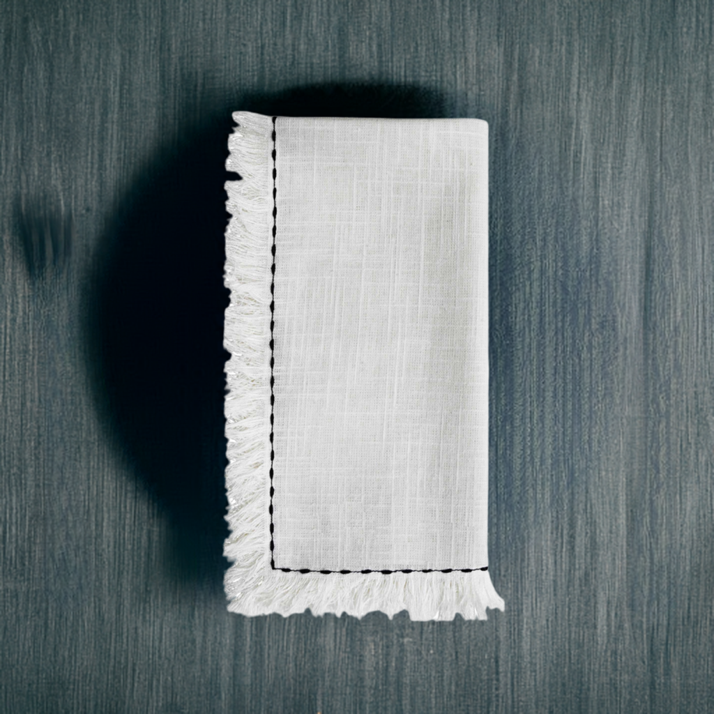 Vibhsa Embroidered Cotton Napkins (Set of 4), photo 3