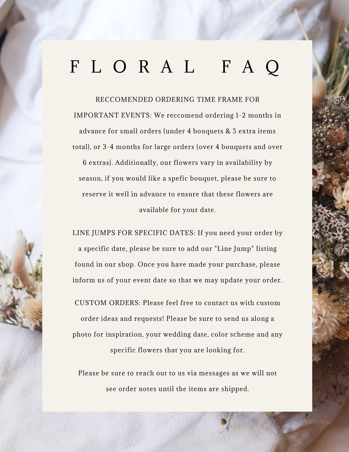 Dried Ranunculus & Daisy Bouquet, photo 6