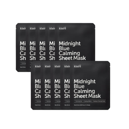 KLAIRS Midnight Blue Sheet Masks (10-Pack)