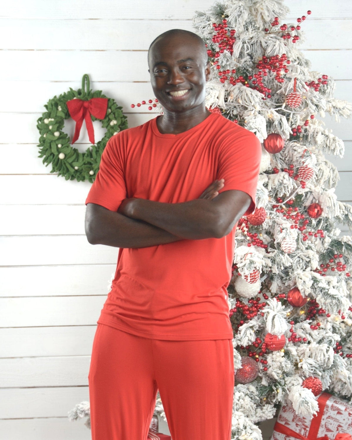 Men's Red Family Christmas Pajamas