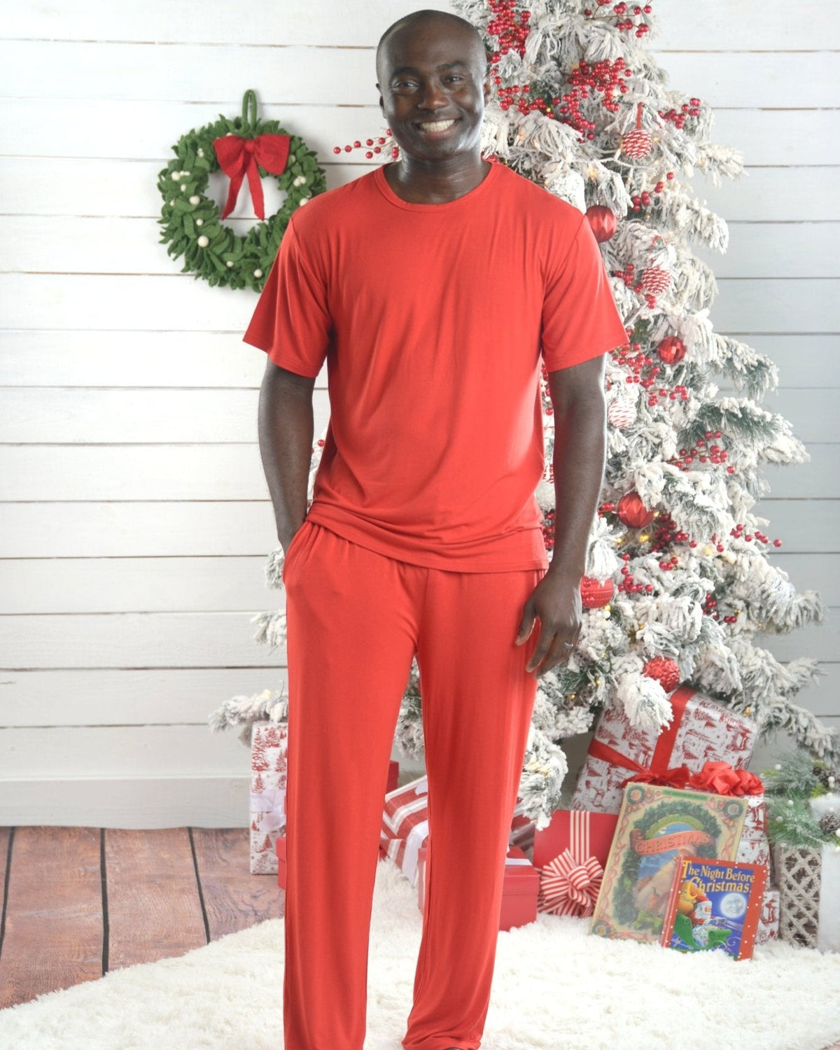 Men's Red Family Christmas Pajamas, photo 2