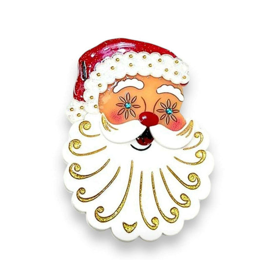 The Starry Santa Brooch