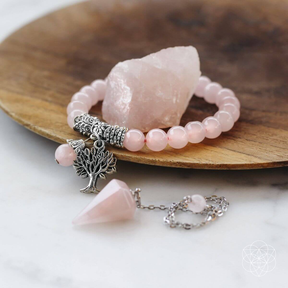 Rose Quartz Crystal Set, photo 4