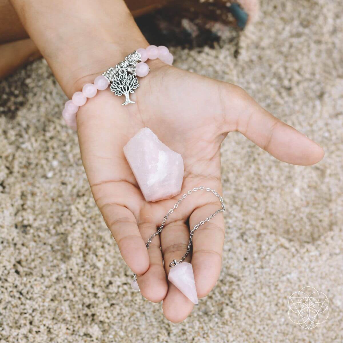 Rose Quartz Crystal Set, photo 2